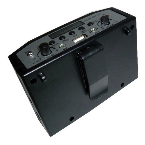 Imagen 7 de 8 de Amplificador Portatil Con Microfono Usb Radio Fm Pa-903u