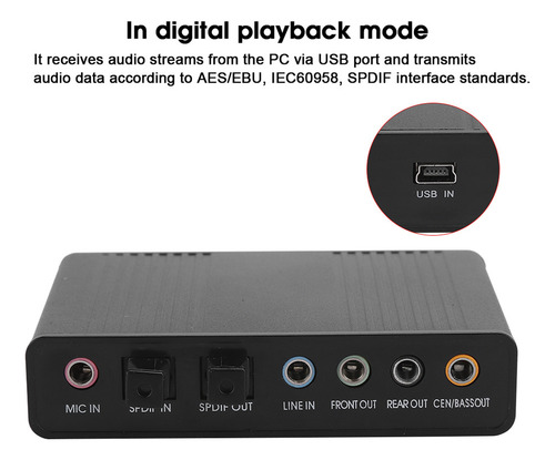 Audio Adapter For External Sound Card For Computer