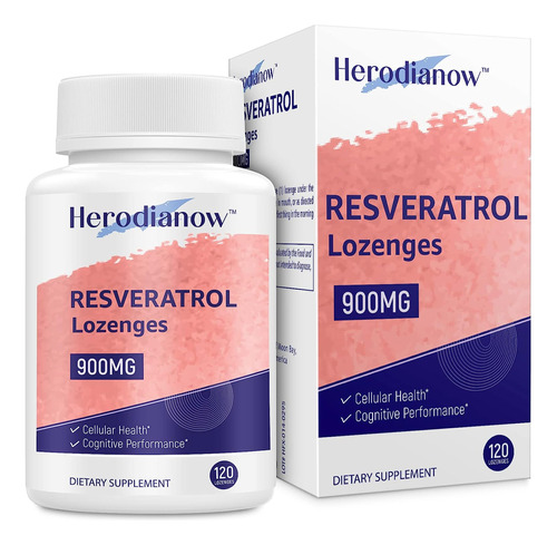 Vitaminas Trans Resveratrol En Tabletas 900mg Antioxidante