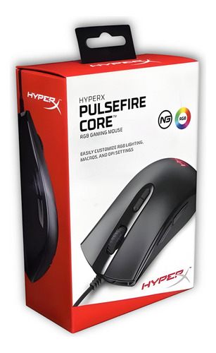 Mouse Gamer Hyperx Pulsefire Core Rgb Hx-mc004b Pro