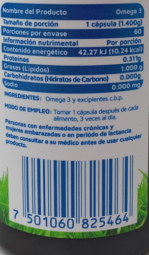 Omega 3 Puro Vidanat 60 Tabletas Envio Full