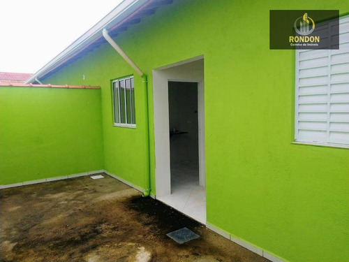 Casa Com 2 Dormitórios À Venda Por R$ 180.000 - Estância Balneária De Itanhaém - Itanhaém/sp - Ca1183