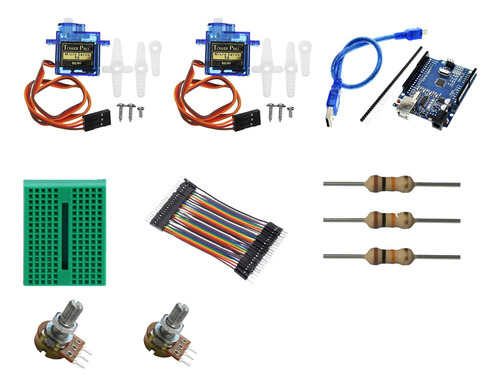 Unit Kit Control De Servomotores Sg90 Para Principiantes