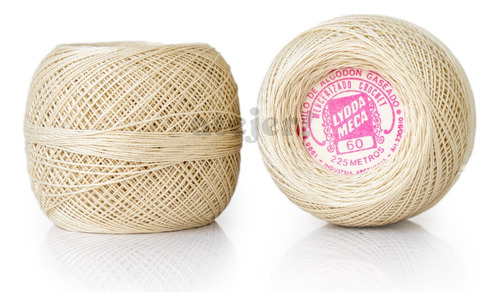 Imagen 4 de 8 de Hilo Algodon Crochet Lidda - Tit 60 X 10 Ovillos 225 Metros