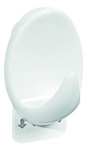 Gancho Multiuso Oval Con Adhesivo Ordene H Y T Color Blanco