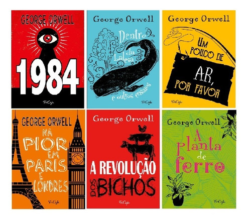 Imagem 1 de 1 de Kit 6 Livros George Orwell