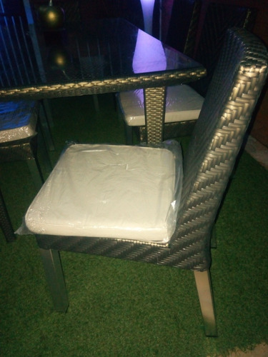 Comedor Rattan Sintético Exteriores Jardín