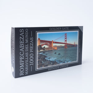 Libro Rompecabezas Maravillas Del Mundo - Golden Gate