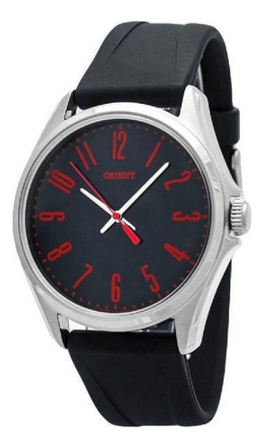 Reloj Orient Fondo Negro Con Numeros Rojos Fqc0s00cb0