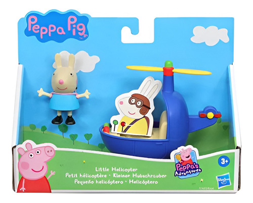 Peppa Pig 2185 Playset 11cm Vehiculos - Helicoptero +rebecca