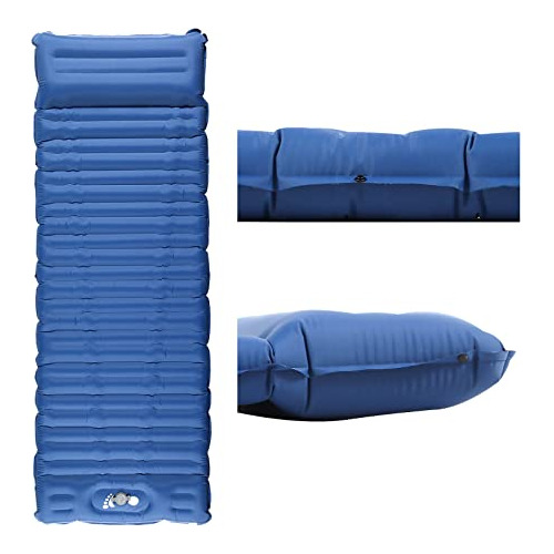 Colchoneta De Camping Ligera E Impermeable Almohada - C...