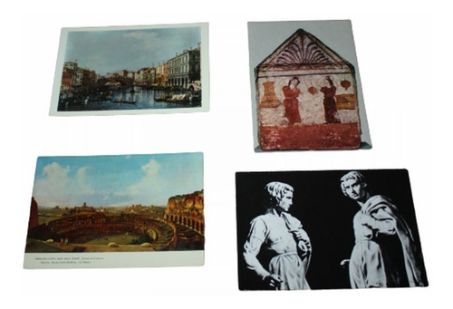 Lote Postales Arte Italia - Venecia / Bologna / Roma