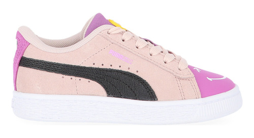 Zapatillas Puma Suede Smileyworld En Rosa Y Negro | Moov