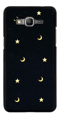 Funda Para Samsung Galaxy Lunas Estrellas Cielo Negro 