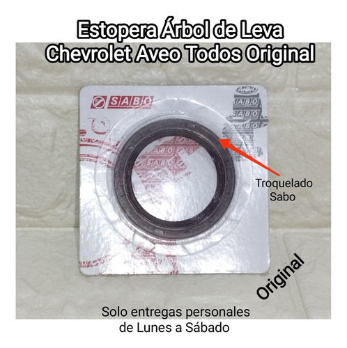 Estoperas Árbol De Leva Chevrolet Aveo Todos Sabo Original 