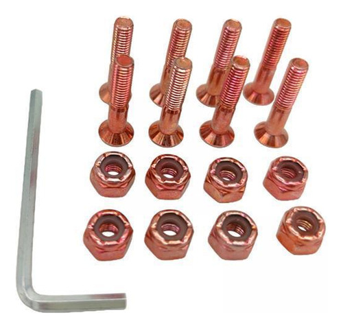 6 Kit De Hardware Para Monopatín, Juego De Pernos 6 Piezas