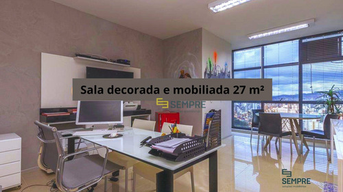 Imagem 4 de 12 de Sala Mobiliada À Venda, 27 M² E 01 Vaga - Luxemburgo - Belo Horizonte/mg - Sa0144