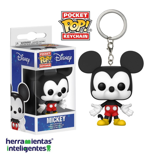 Keychain Disney Llavero con Anilla Mickey Brave Little Tailor, Funko 32174 
