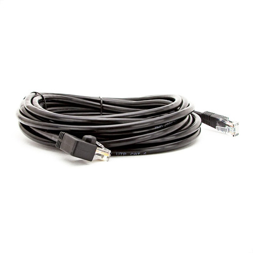 Cabo De Rede Cat6 Plug 90° Graus Para Lateral - 5 Metros