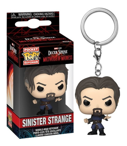 Funko Pocket Pop Keychain Marvel Dr Strange Sinister Strange