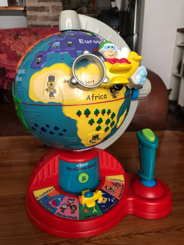 Globo Terráqueo Interactivo Vtech Sólo Idioma Inglés