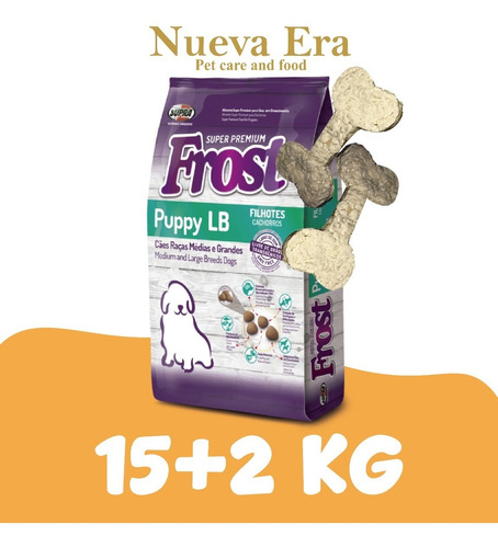 Frost Puppy Razas Grandes 15+2 Kg + Obsequio + Envío Gratis!