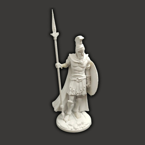 Soldado Espartano Agesilas, Escala 1/16 (12cm), Color Blanco