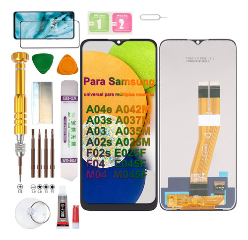 Pantalla Para Samsung Galaxy A04e A03 A03s A02s F02s M04 F04