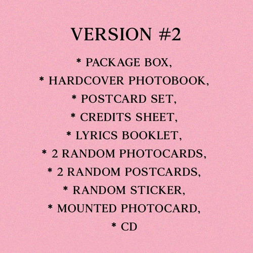Blackpink The Album Version 2 Cd Nuevo Importado