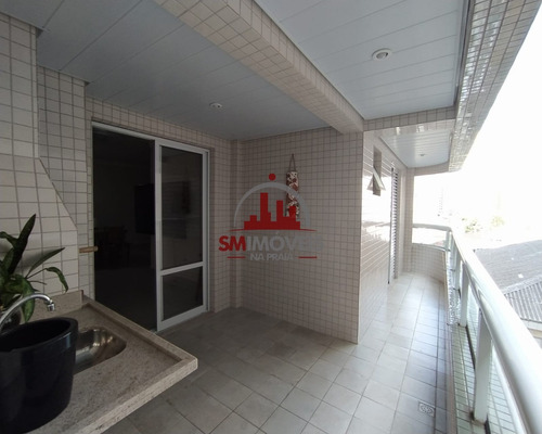 Imagem 4 de 30 de Apartamento 03 Dormitórios No Canto Do Forte Praia Grande - Ap02908 - 70077705