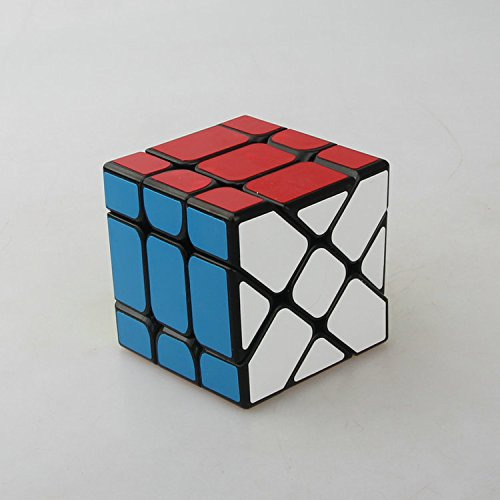 Cubo Mágico Fisher V2 3x3x3 Negro Velocidad Color De La Estructura