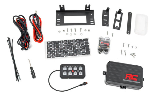 Panel Switch Botonera Led Rgb Estrobo Multifuncion Universal