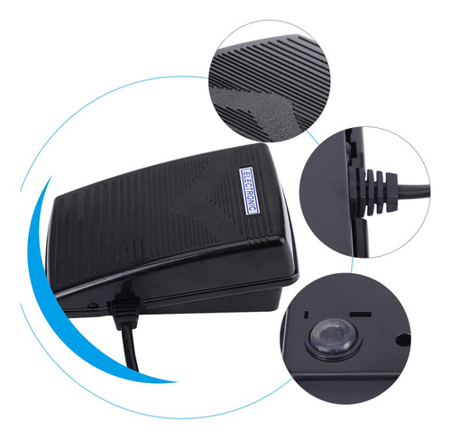 Eu Plug 220v Casa Máquina De Coser Pedal De Control De Pies