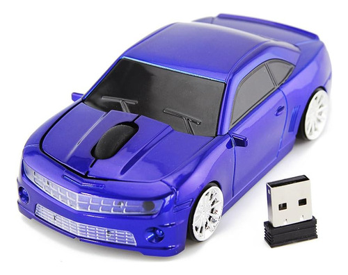 Coche Deportivo Mouse Fasbel En Alámbrico/azul