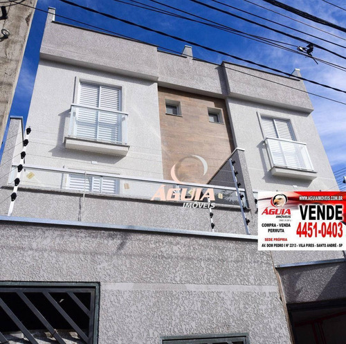 Imagem 1 de 23 de Cobertura Com 2 Dormitórios À Venda, 48 M² Por R$ 345.000,00 - Vila Luzita - Santo André/sp - Co1009
