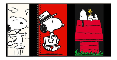 Libreta + Block Notas + Bolsillo Snoopy As J.cool (triptico)