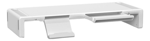 Soporte Elevador Para Monitor, Soporte Para Monitor Blanco