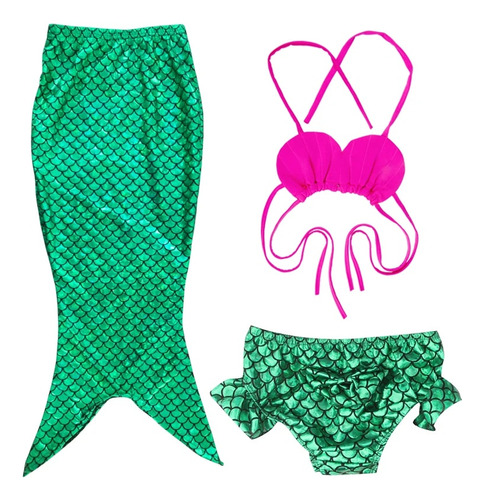 Colas De Sirena Para Niñas Para Fiestas De Natación, Cosplay