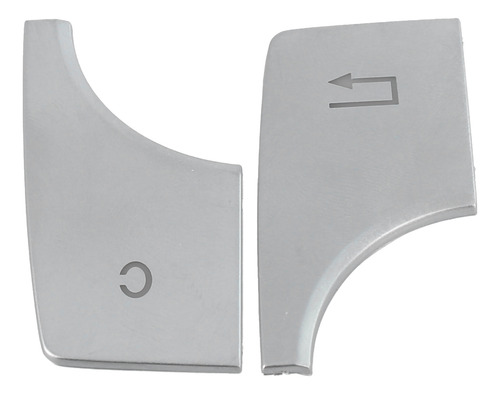Funda Con Borde De Botón Multimedia, Cubierta Plateada Para