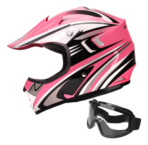 Jagasol Dot - Casco De Motocross Para Jovenes, Para Ninos De