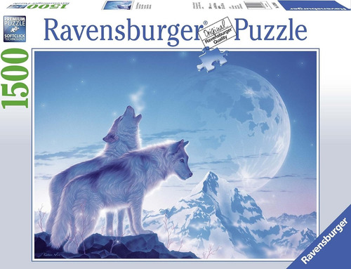 Rompecabezas Puzzle 1500 El Aullido Del Lobo Ravensburger