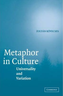 Libro Metaphor In Culture - Zoltan Kã¿â¶vecses