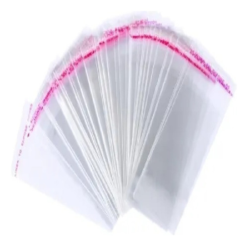  Lucky Fest saco adesivado plástico transparente com aba 35x45 cada 100 unidades