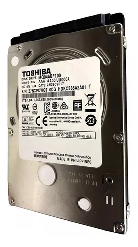 Disco Duro Toshiba 1tb 2.5 Ps3 Xboxone Pc