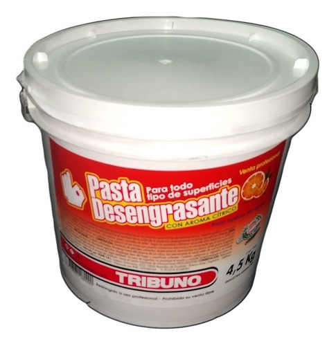 Imagen 1 de 7 de Limpia Manos En Crema Desengrasante Aroma Citrico 4500gr