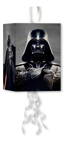 Combo Darth Vader - Piñata+cartel+banderín+20 Bolsitas