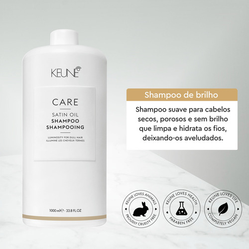 Keune Care Satin Oil - Shampoo 1000ml Blz