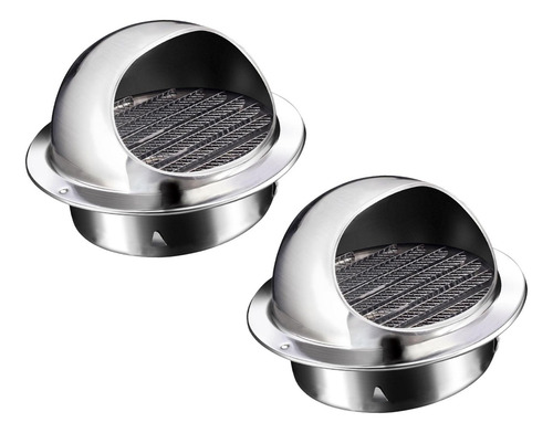 2 Piezas Ventilación De Pared Para Tubería De 120 Mm