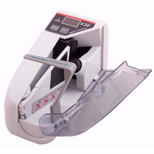 Contadora Billetes Portatil Maquina A Pilas Y 220v Con Funda