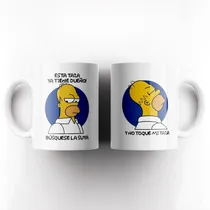 Comprar Taza De Homero Simpsons No Toques Mi Taza Busquese La Suya